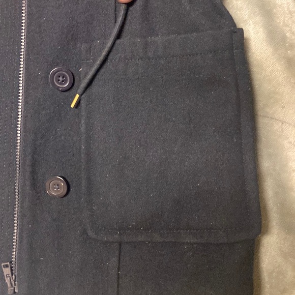 American Eagle Outfitters AEO Wool Blend Button Pea Coat Size Small - Picture 8 of 8